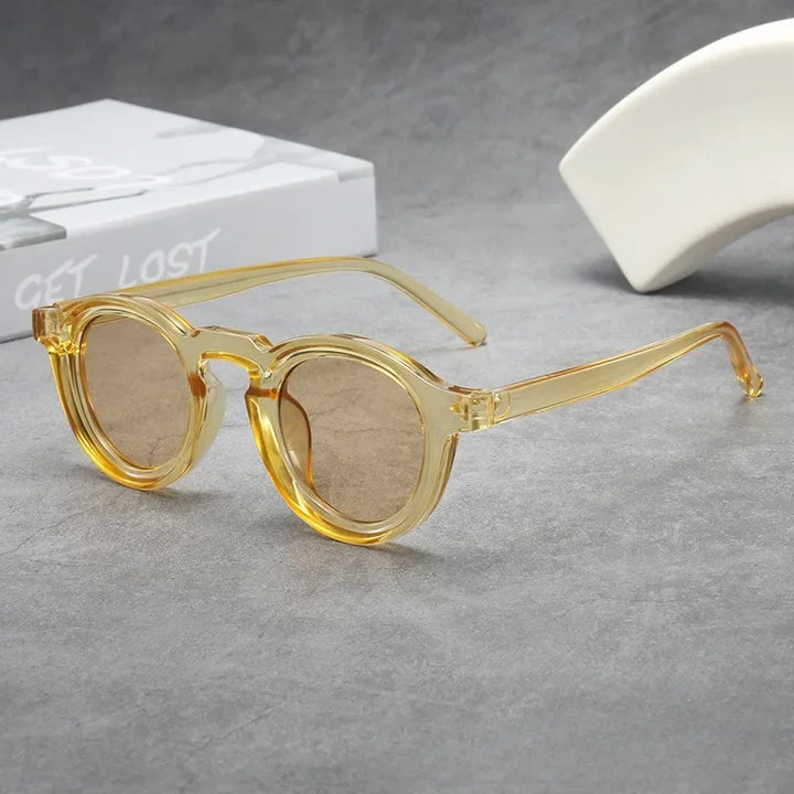 Spectralux – Stylowe Okulary Przeciwsłoneczne z Okrągłą Oprawką