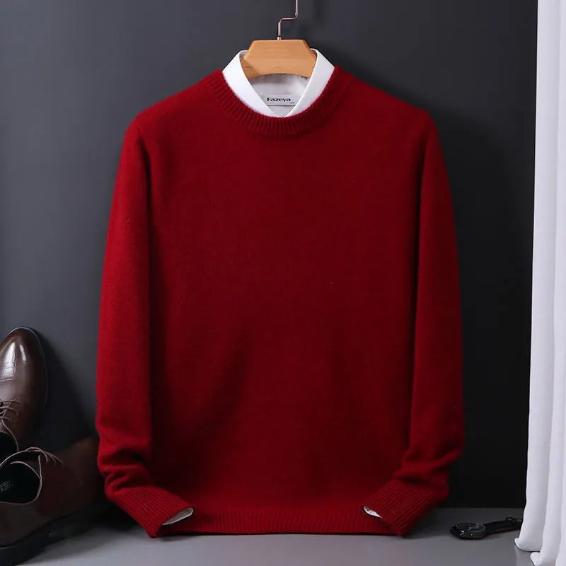 Liam – Sweter z Okrągłym Dekoltem