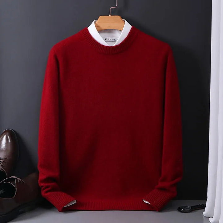 Liam – Sweter z Okrągłym Dekoltem