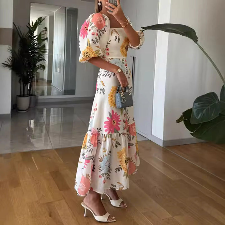 Kittina - Sukienka Maxi w Kwiaty