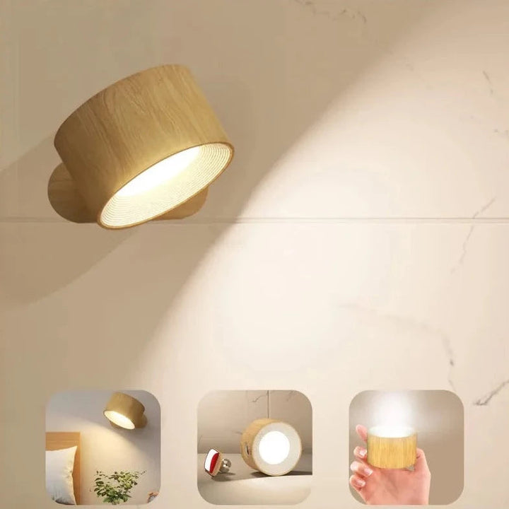 GlowNest – Bezprzewodowa Lampa Scienna