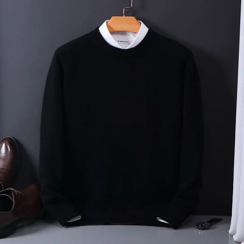 Liam – Sweter z Okrągłym Dekoltem