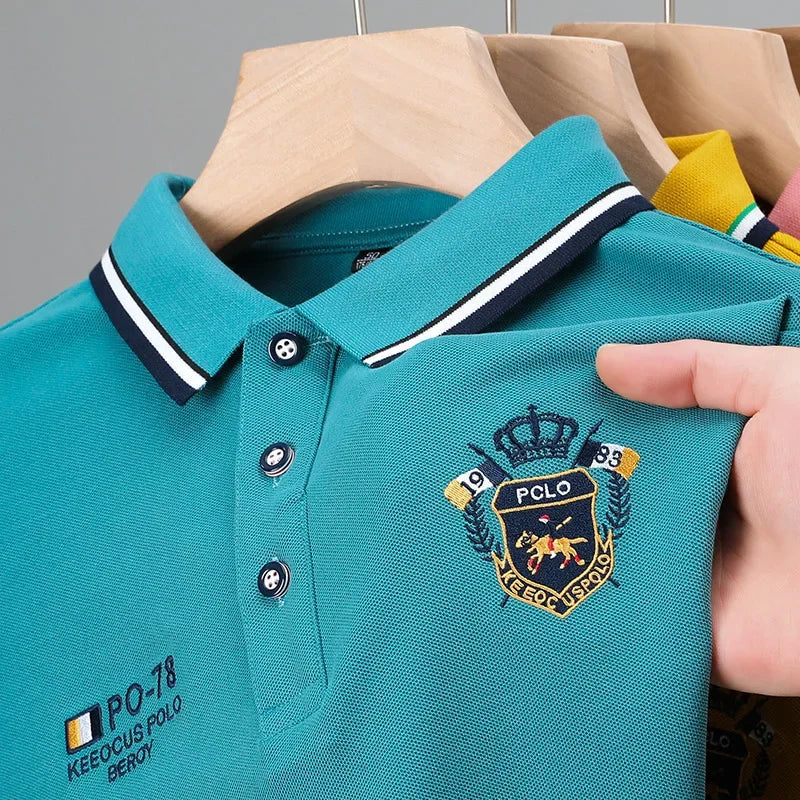 Mariusz - Oddychająca Koszulka Polo z Krótkim Rękawem