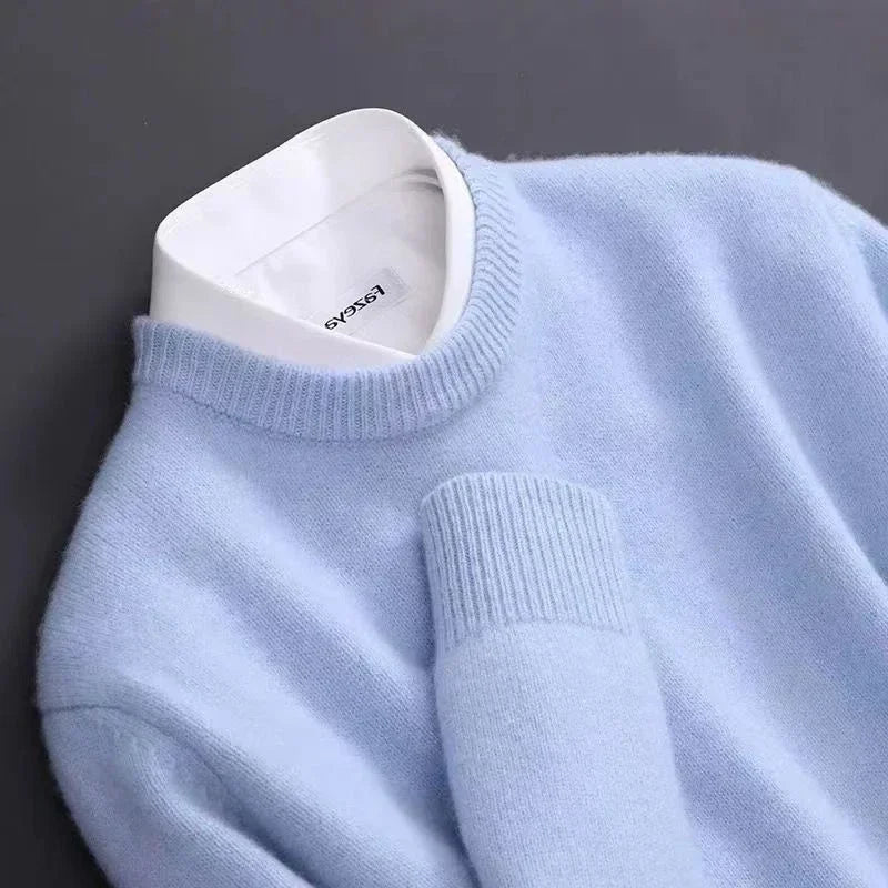 Liam – Sweter z Okrągłym Dekoltem