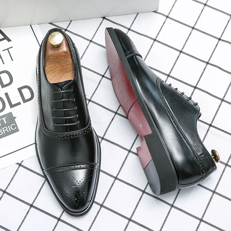 Zydan – Swobodne Skórzane Sznurowane Buty