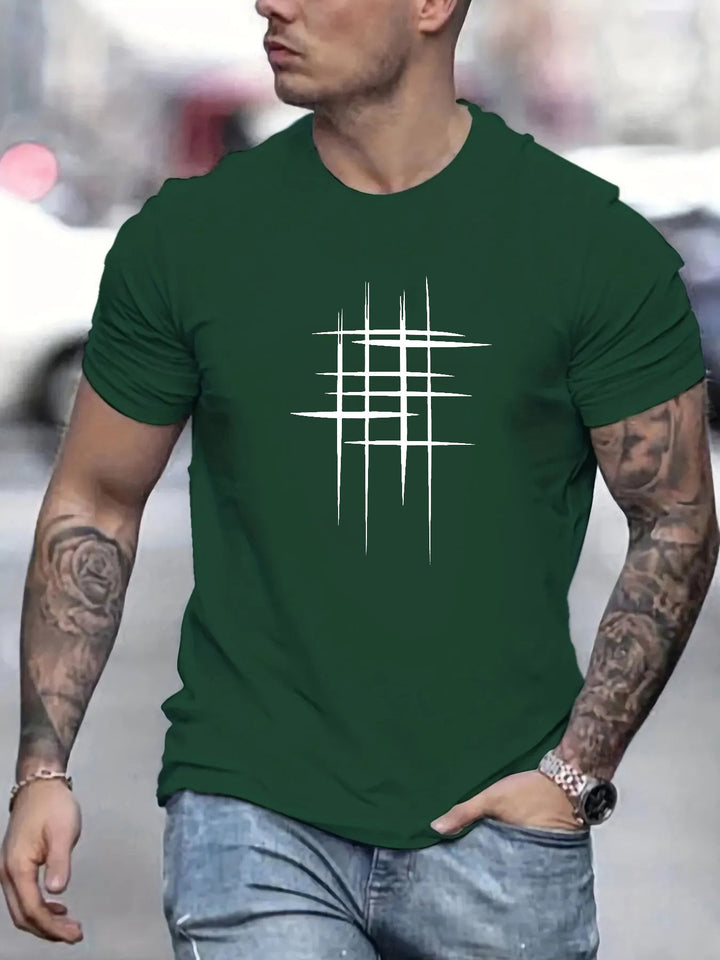 Pantazis - Elegancka Koszulka Z Okrągłym Dekoltem I Nadrukiem Graficznym