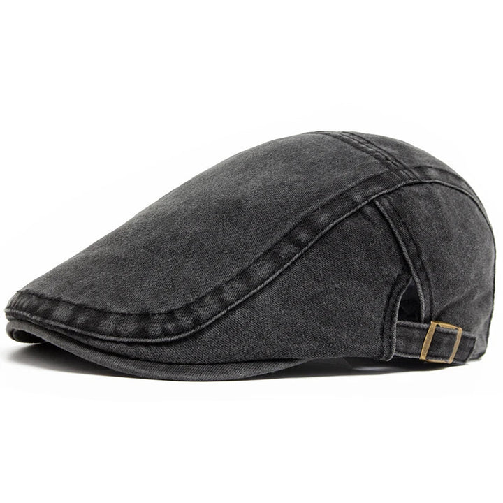 Etienne – Czapka Typu Beret w Stylu Vintage z Regulowanym Zapięciem