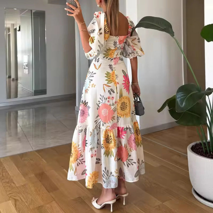 Kittina - Sukienka Maxi w Kwiaty