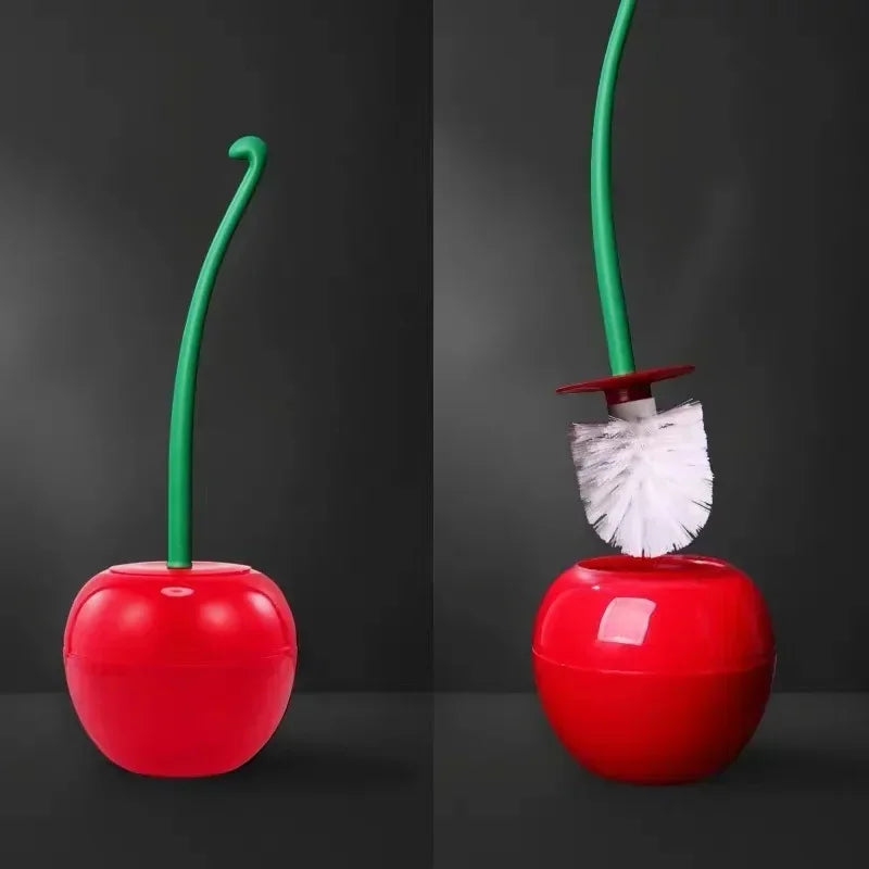 ToiletTart - Szczotka Toaletowa i Uchwyt w Kształcie Wiśni