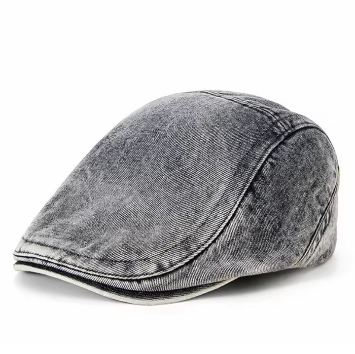 Scott - Stylowy Beret Z Dżinsu