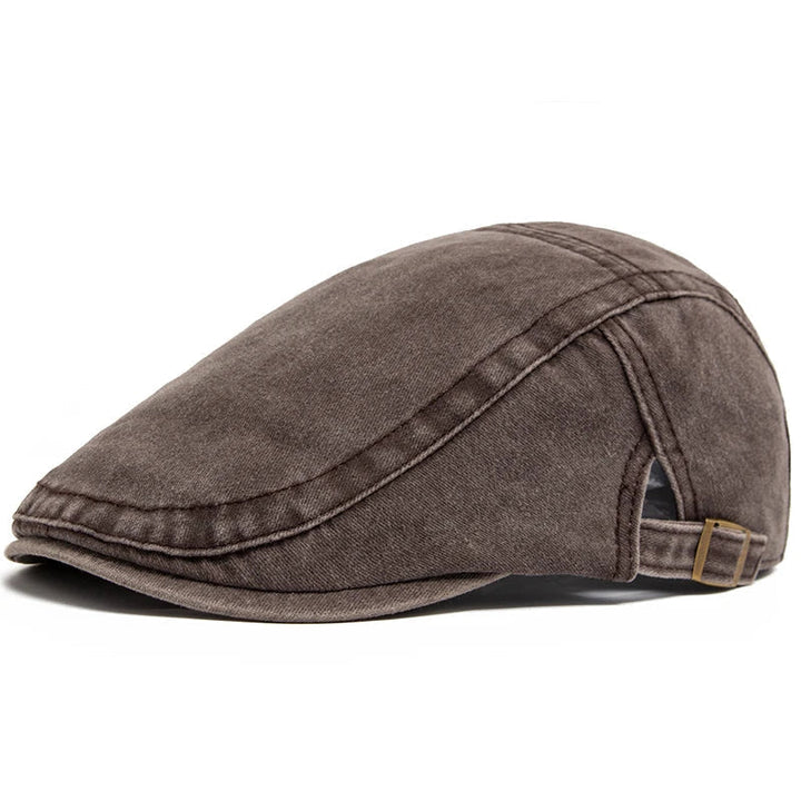 Etienne – Czapka Typu Beret w Stylu Vintage z Regulowanym Zapięciem