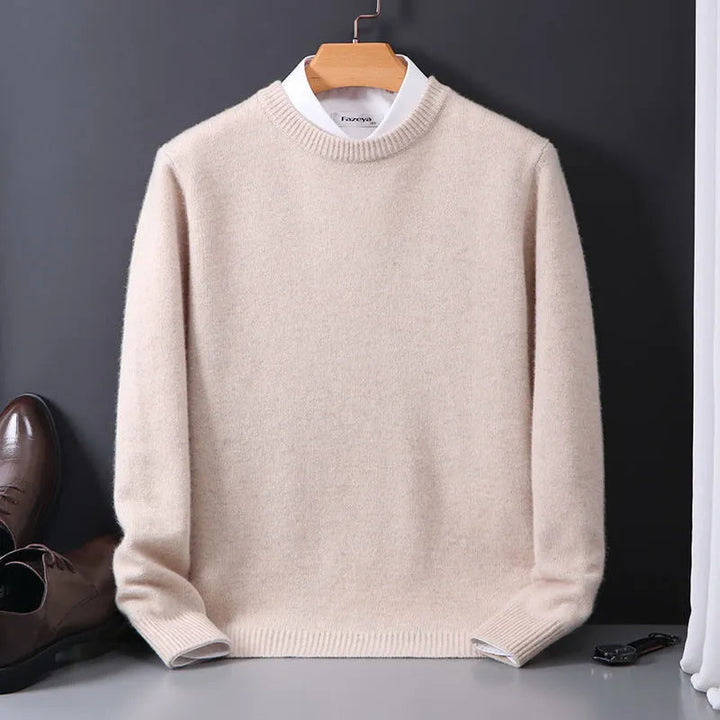 Liam – Sweter z Okrągłym Dekoltem