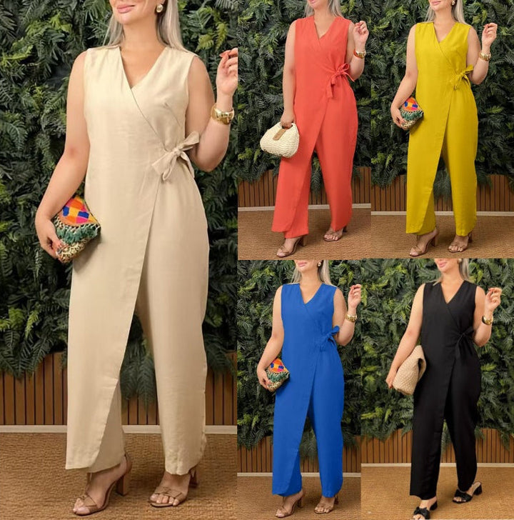 Betsy – Elegancki Kombinezon Bez Rękawów