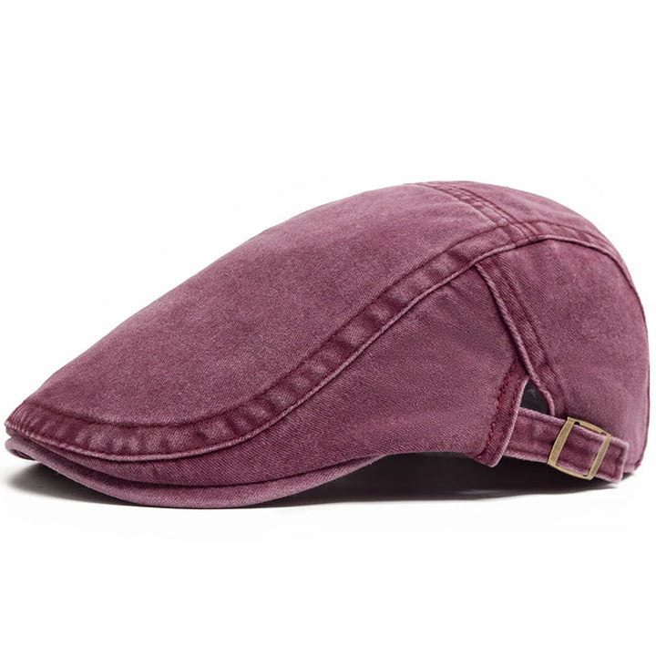 Etienne – Czapka Typu Beret w Stylu Vintage z Regulowanym Zapięciem