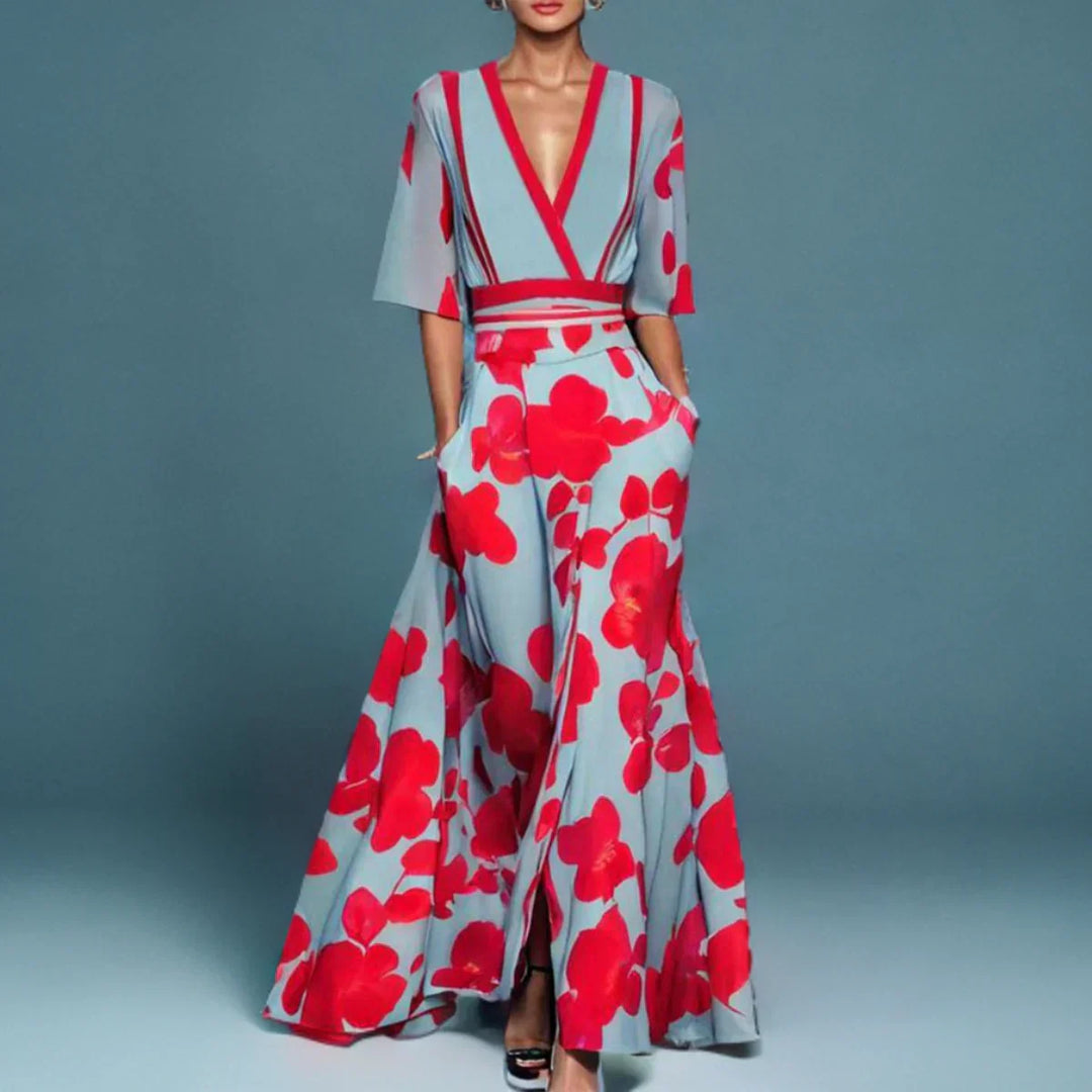 Millie – Elegancka Sukienka z Krótkim Rękawem