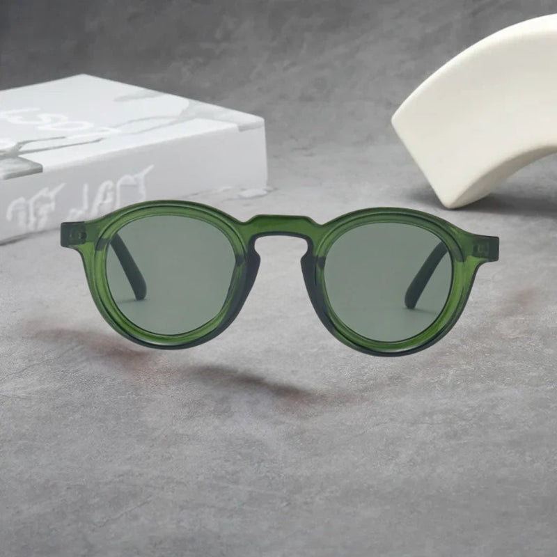 Spectralux – Stylowe Okulary Przeciwsłoneczne z Okrągłą Oprawką