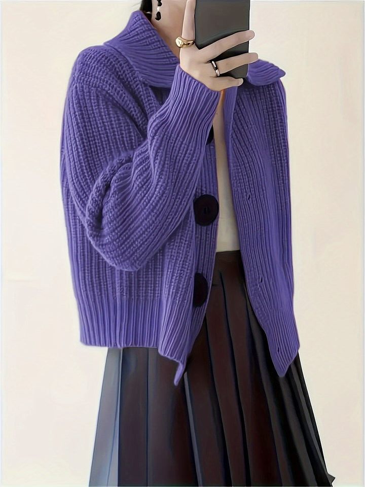 Amy – Sweter z Długim Rękawem w Stylu Casual