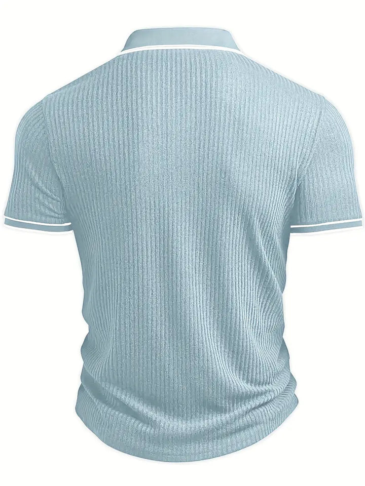Orestis - Elegancka Koszulka Polo Z Krótkim Rękawem