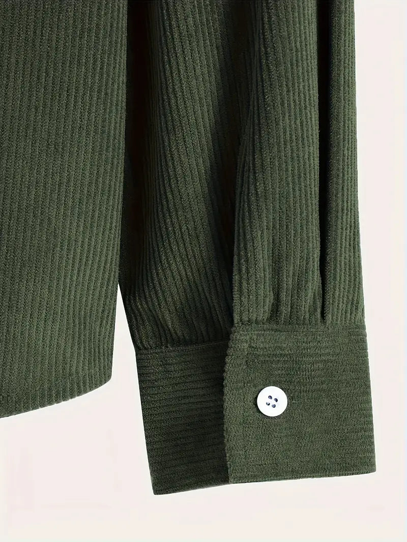 Costas - Sztruksowa Teksturowana Bluza Z Kapturem
