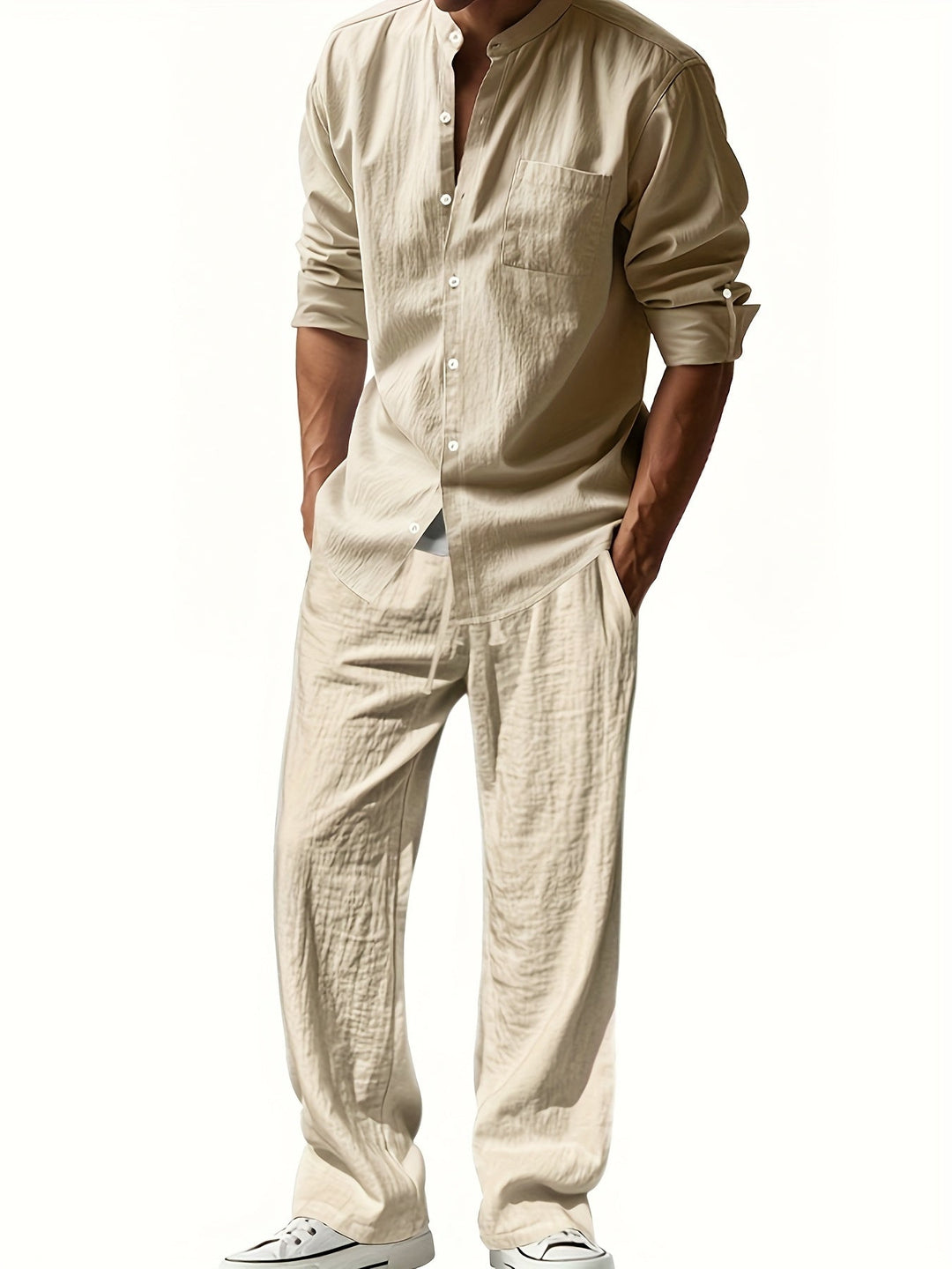 Baltasar – Casual Lniany Zestaw