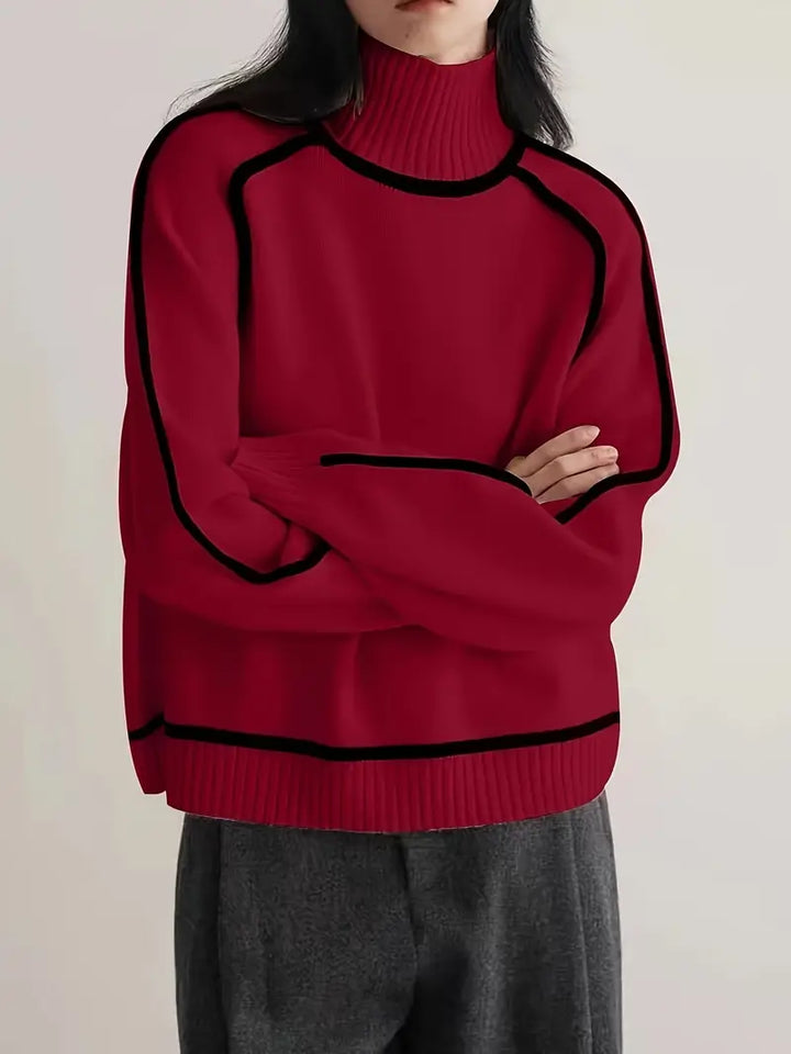 Karina – Elegancki sweter z olfem