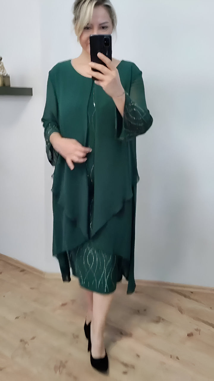 Nienke – elegancka sukienka kopertowa