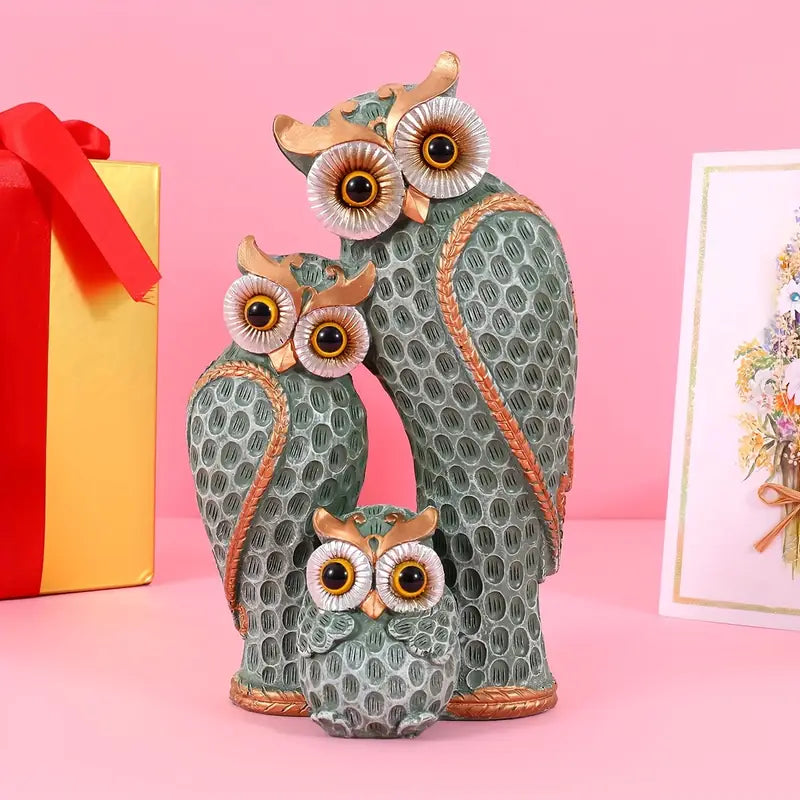 EchoOwlet – Nowoczesna Figurka Rodziny Sów