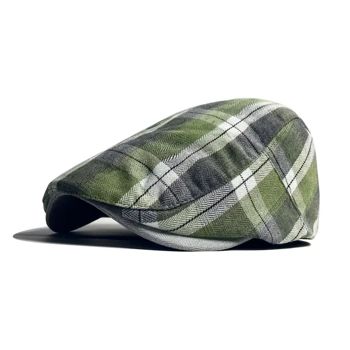 Velimir – Stylowa Czapka Beret w Kratę