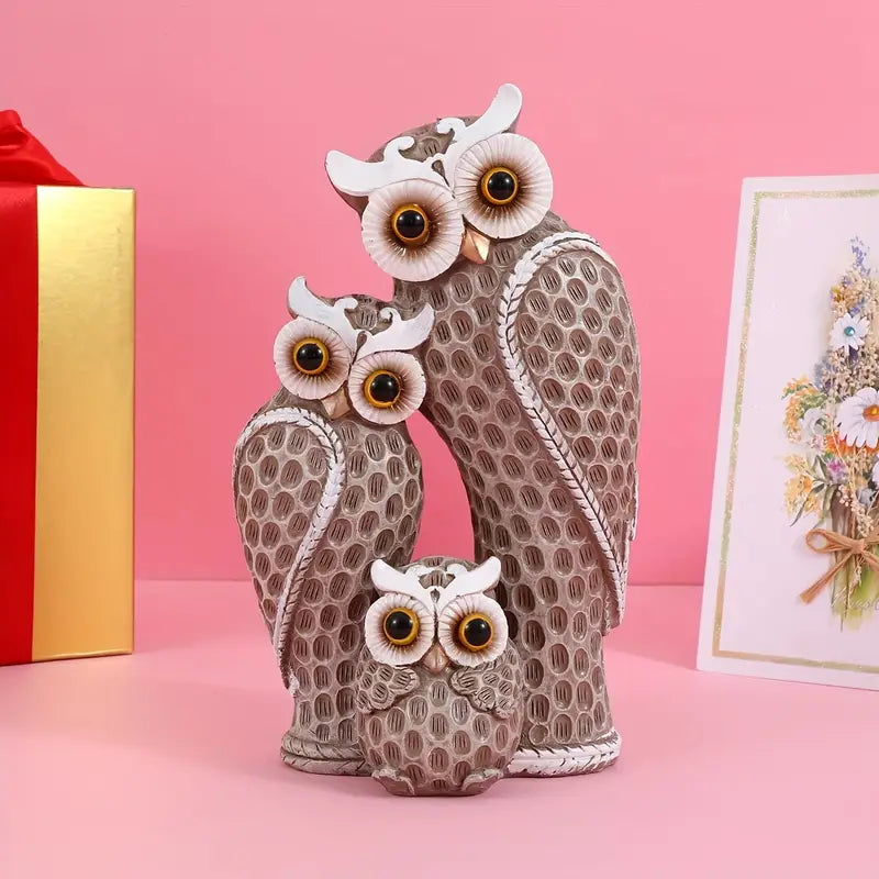 EchoOwlet – Nowoczesna Figurka Rodziny Sów