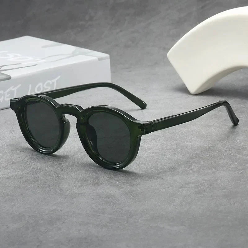Spectralux – Stylowe Okulary Przeciwsłoneczne z Okrągłą Oprawką