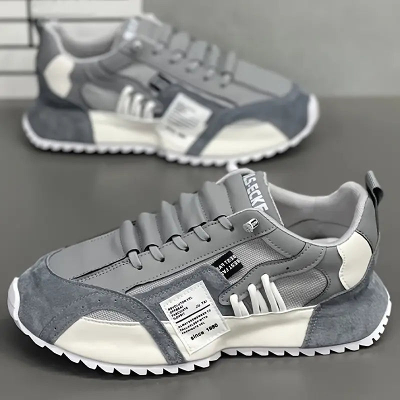 Louie - Retro Sneakersy z Grubą Podeszwą