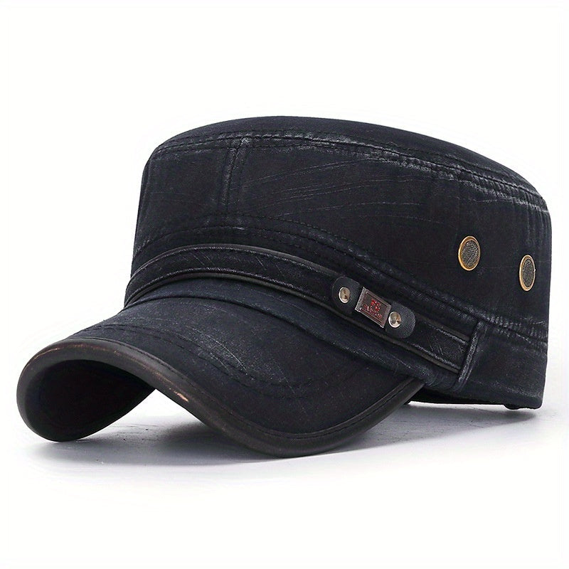 Goggins - Czapka z Płaskim Daszkiem w Stylu Vintage