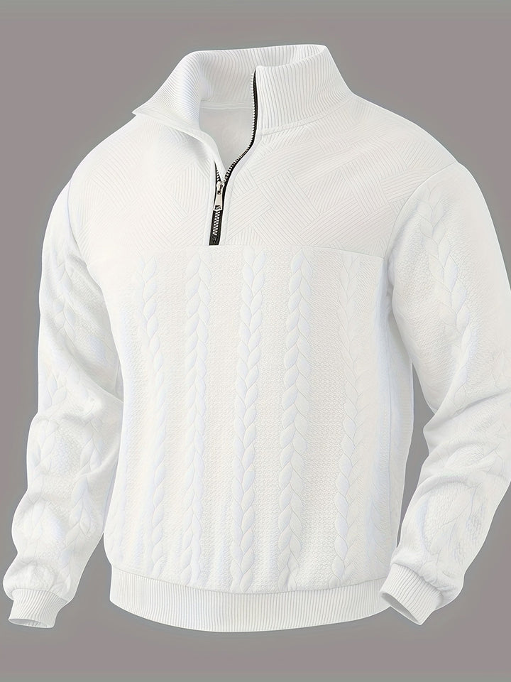 Caleb – Sweter z Zamkiem w Stylu Vintage