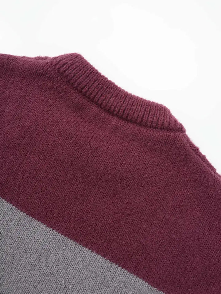 Watkins – Sweter z Długim Rękawem z Dzianiny