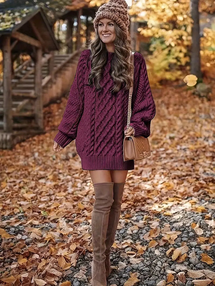 Joelle - Sweter z Długim Rękawem Dzianinowy