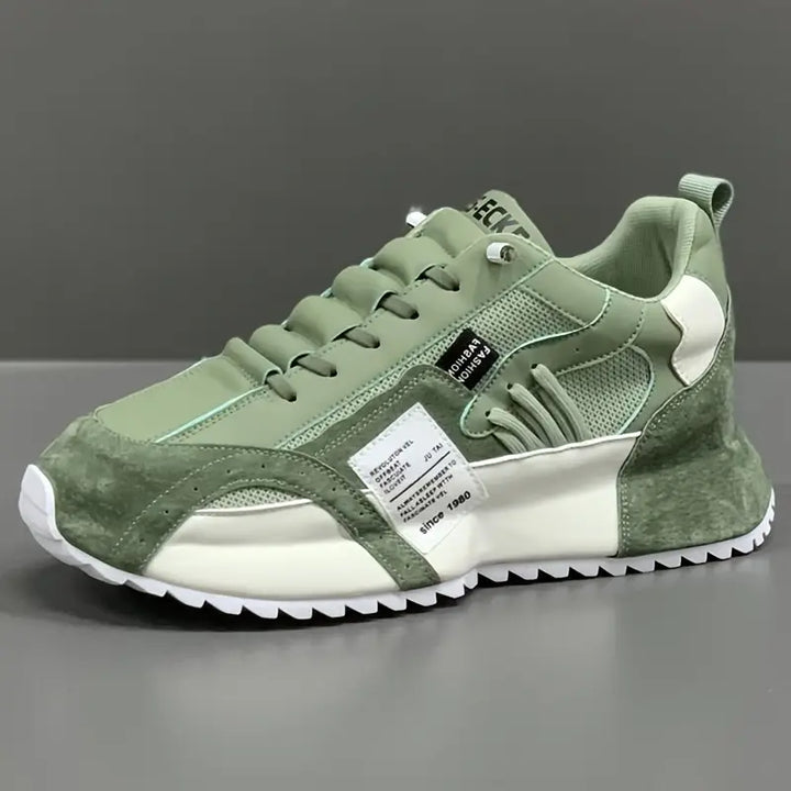 Louie - Retro Sneakersy z Grubą Podeszwą