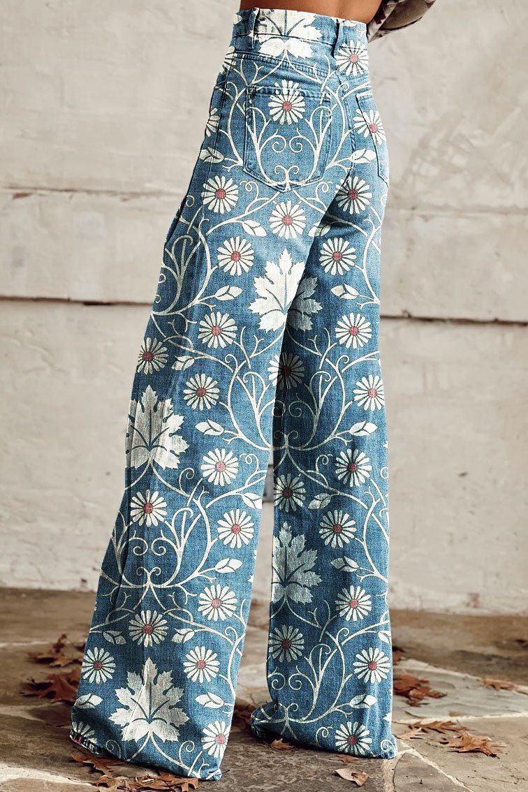 Sharlene - Urocze Spodnie w Stylu Boho Vintage Które Nadadzą Stylowy Wygląd