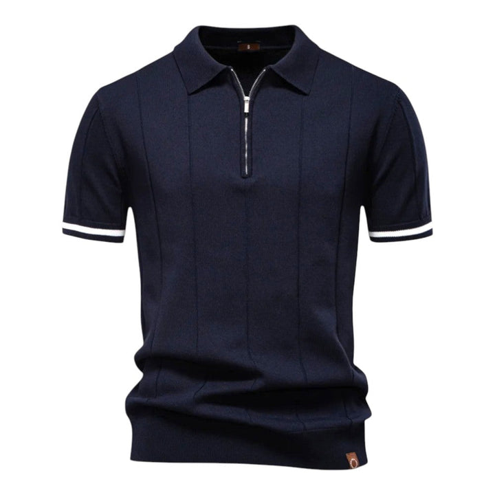 Johncena - Casualowa Koszulka Polo z Zamkiem Błyskawicznym