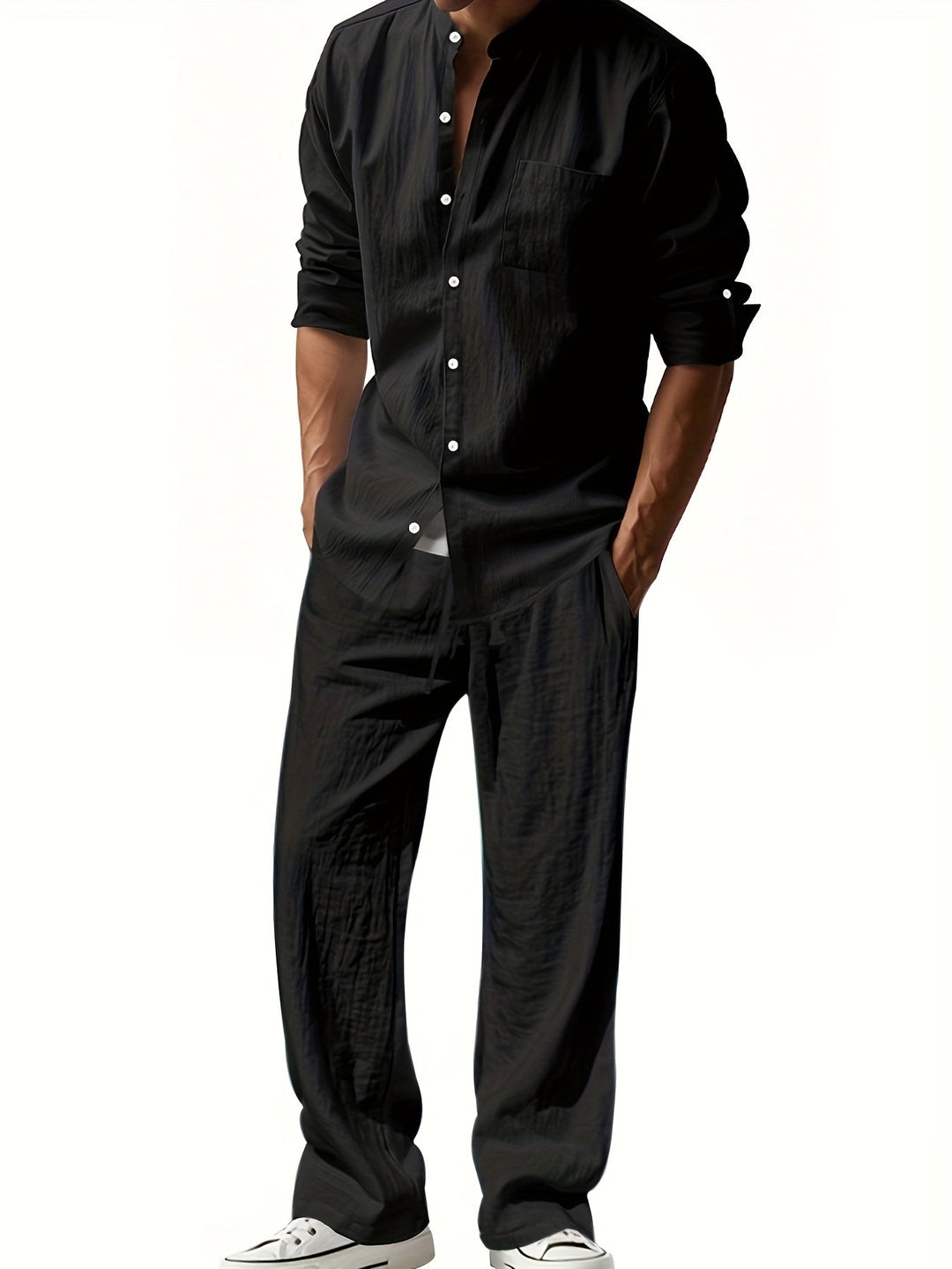 Baltasar – Casual Lniany Zestaw