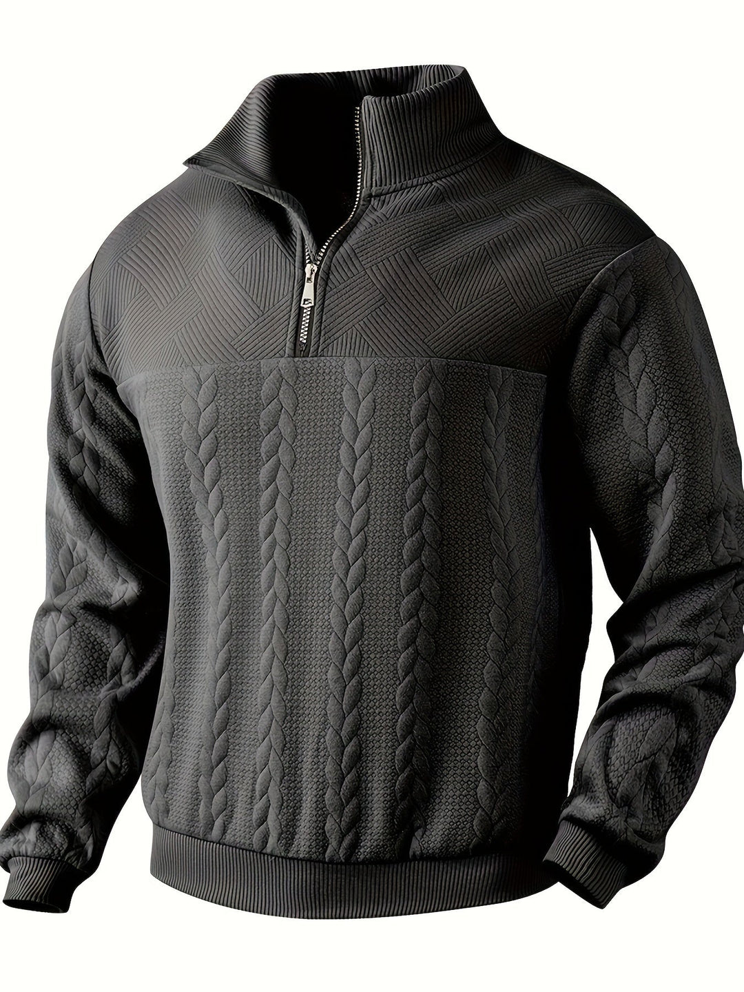 Caleb – Sweter z Zamkiem w Stylu Vintage