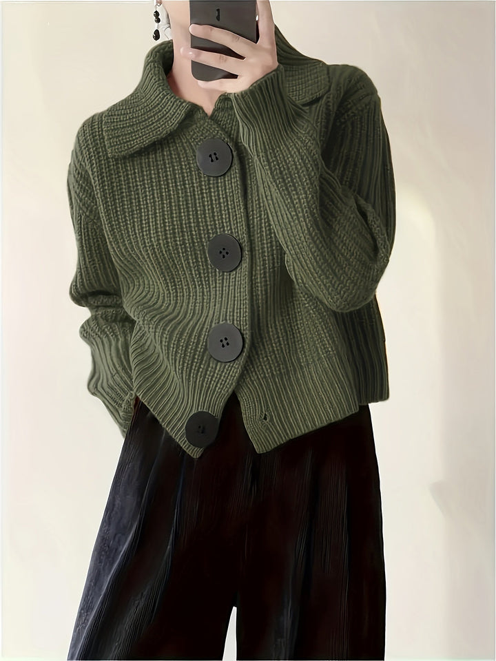Amy – Sweter z Długim Rękawem w Stylu Casual