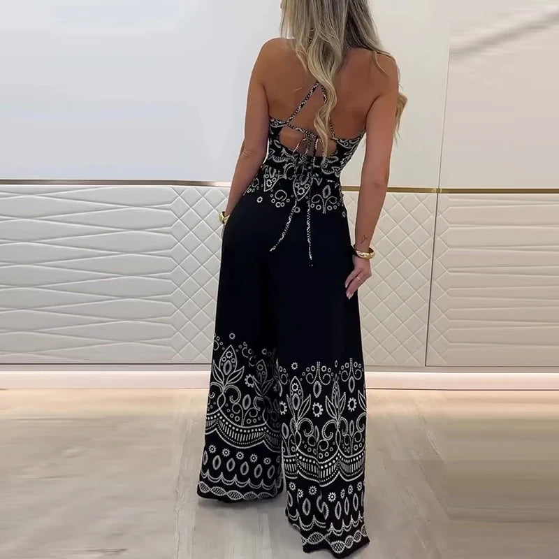 Gulshat – Stylowy Zestaw Spodni z Wzorem