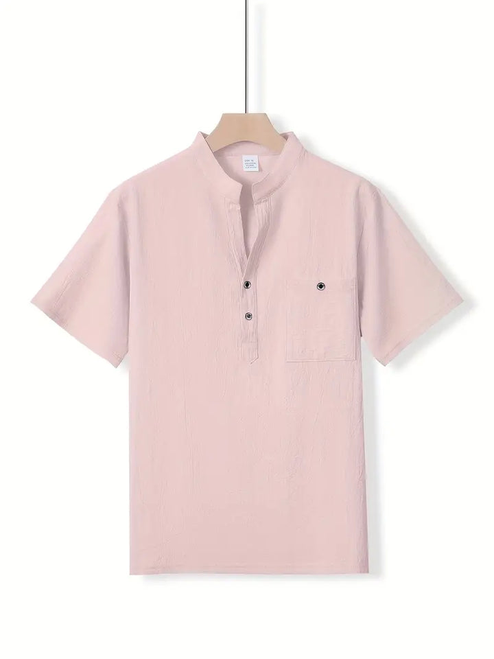 Vaughn - Elegancka Koszula Z Krótkim Rękawem