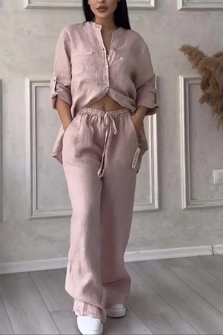 Arielle - Bawełny i Lnu Dwuczęściowy Zestaw