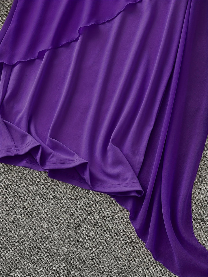 Maren - Elegancka Sukienka Midi Bez Rękawów