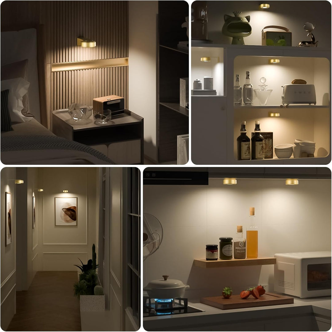 GlowFrame – Magnetyczna Lampa do Obrazów z 13 Trybami Swiecenia (Zestaw 3 Sztuki)