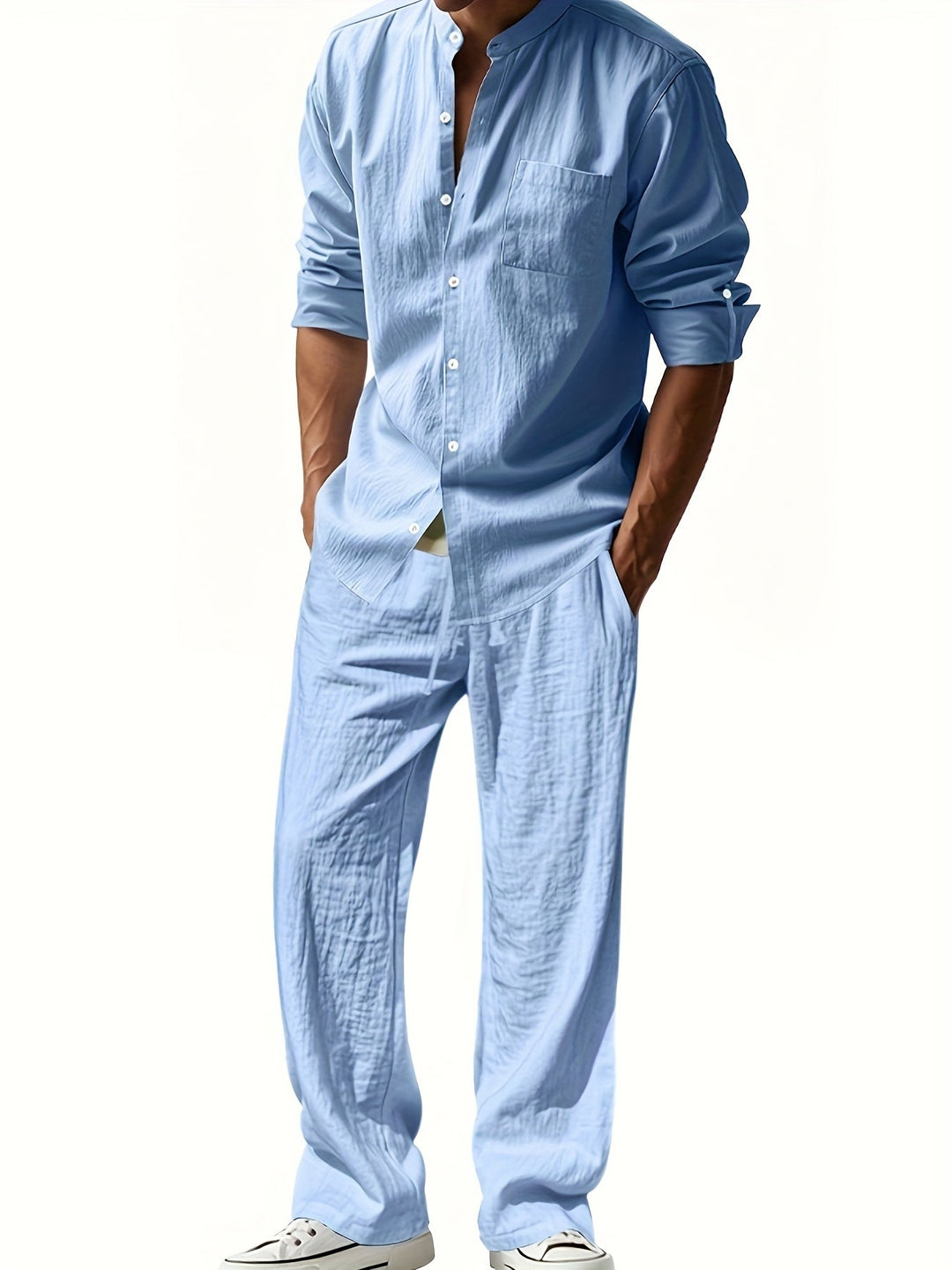 Baltasar – Casual Lniany Zestaw