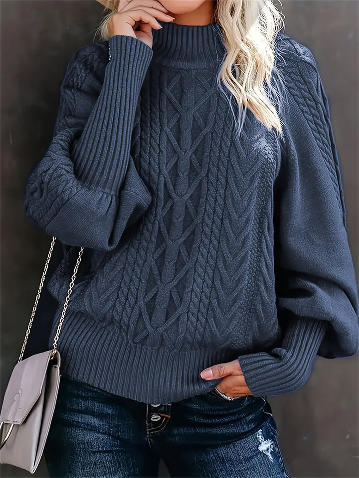 Tinsley – Sweter z Długim Rękawem z Dzianiny o Swobodnym Kroju