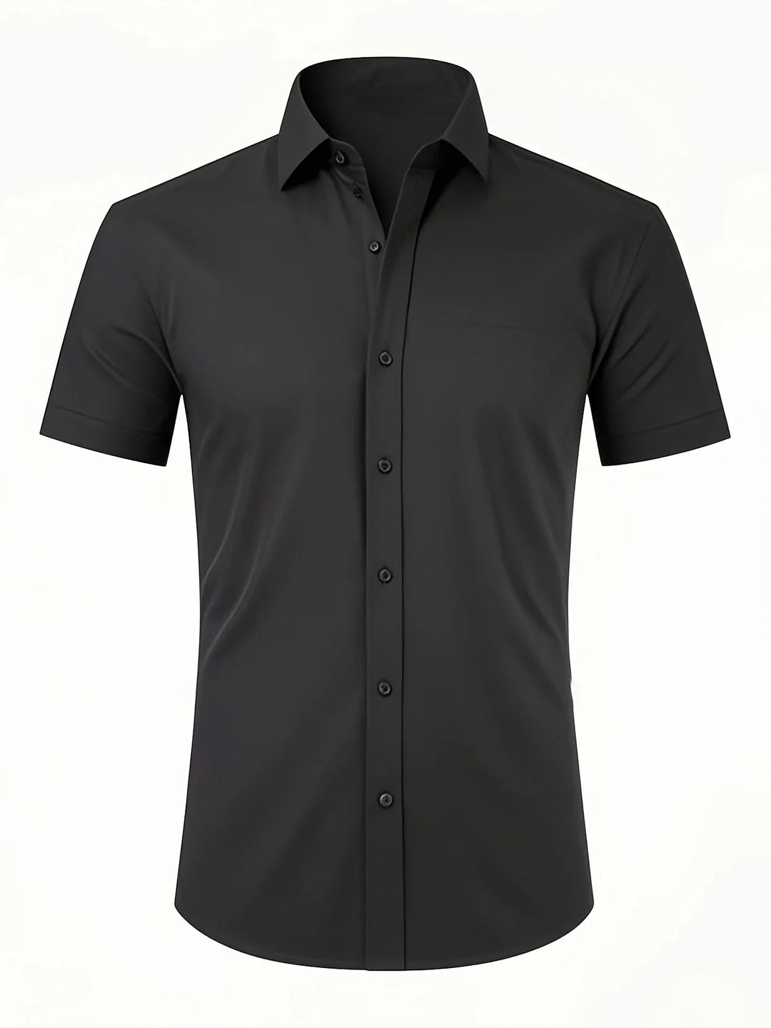 Ezra – Elegancka Koszula o Dopasowanym Kroju z Guzikami