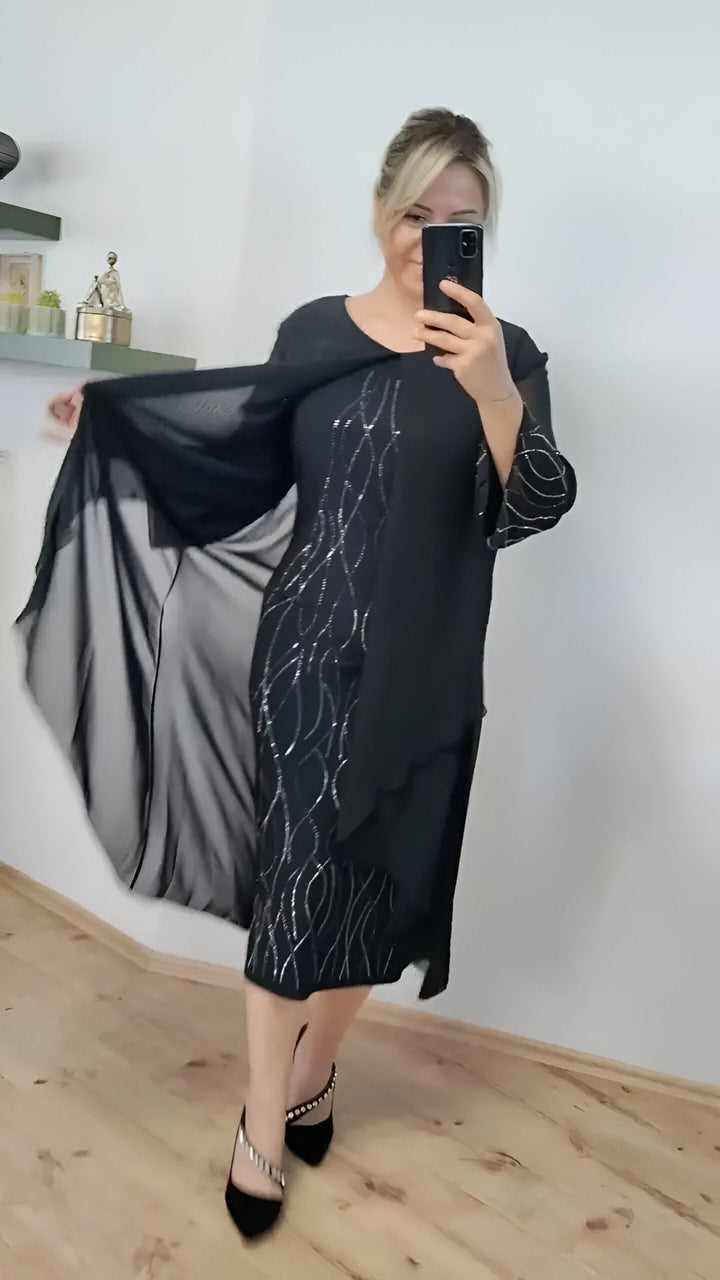 Nienke – elegancka sukienka kopertowa